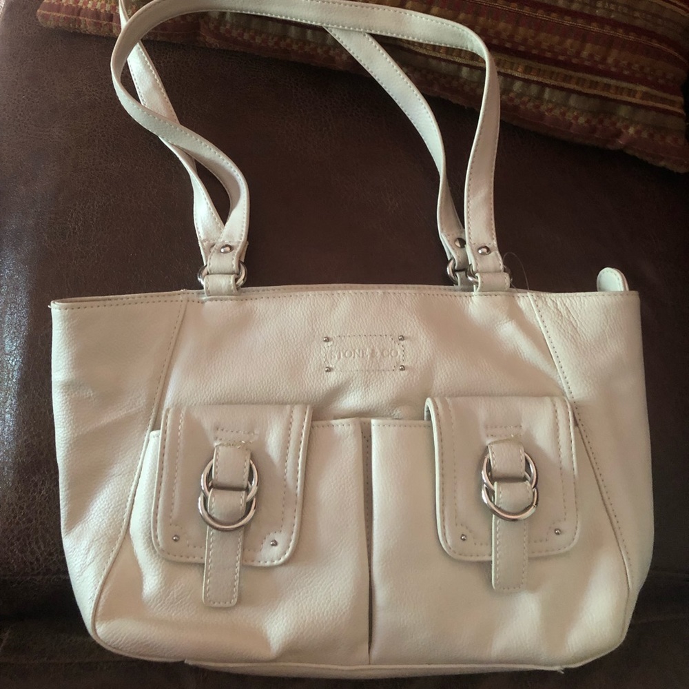 Bone Genuine Leather Purse